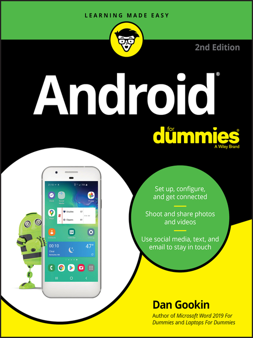 book cover for android for dummies